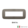 Vimar Arke Round Plate 7M Metal Matt Champagne