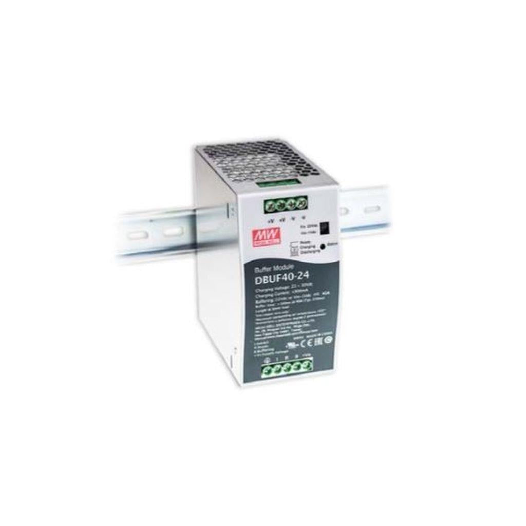 Mean Well DBUF40-24 Buffer Module Power 24V 40A Supply  - DIN Rail