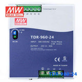 Mean Well TDR-960-24 Single Output Industrial Power Supply 960W 24V 40A - DIN Rail - PHOTO 2
