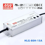 Mean Well HLG-80H-15A Power Supply 75W 15V - Adjustable