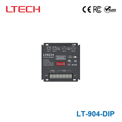 Ltech LT-904-DIP Constant Voltage Decoder - DMX/RDM
