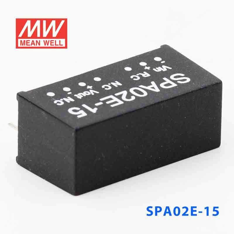 Mean Well SPA02E-15 DC-DC Converter - 1.8W - 4.5~9V in 15V out - PHOTO 1