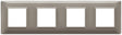 Vimar Plana Plate 8M Reflex Ash