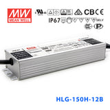 Mean Well HLG-150H-12AB Power Supply 150W 12V - Adjustable and Dimmable 12.5A
