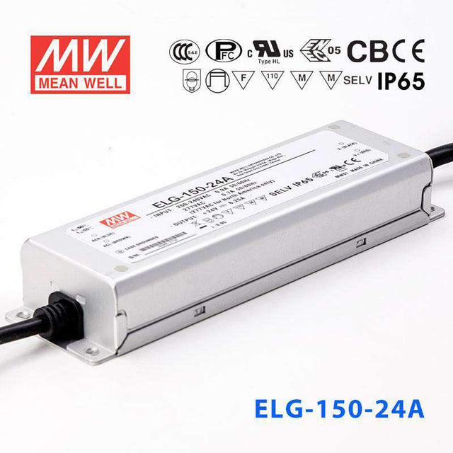 Mean Well ELG-150-24A Power Supply 150W 24V  - Adjustable 6.25A