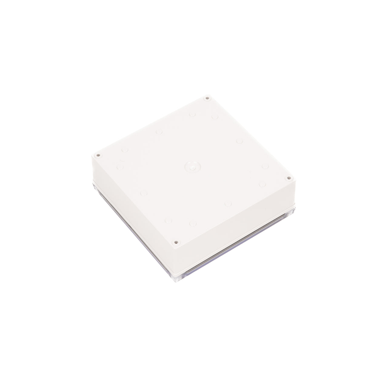 Boxco M-Series 180x180x60mm Plastic Enclosure, IP67, IK08, ABS, Transparent Cover, Screw Type - PHOTO 3