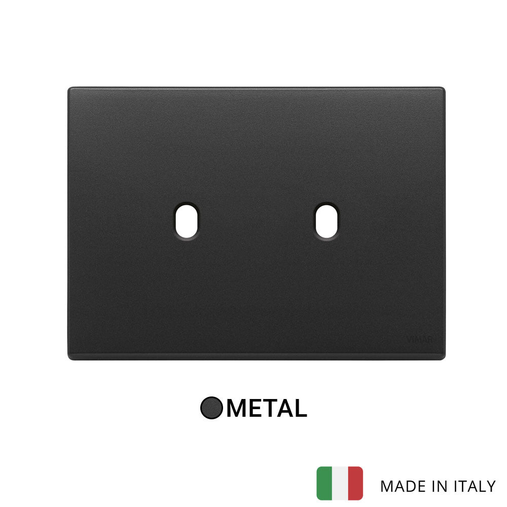 Vimar Eikon Plate 3Mx2 Vintage Anthracite Grey