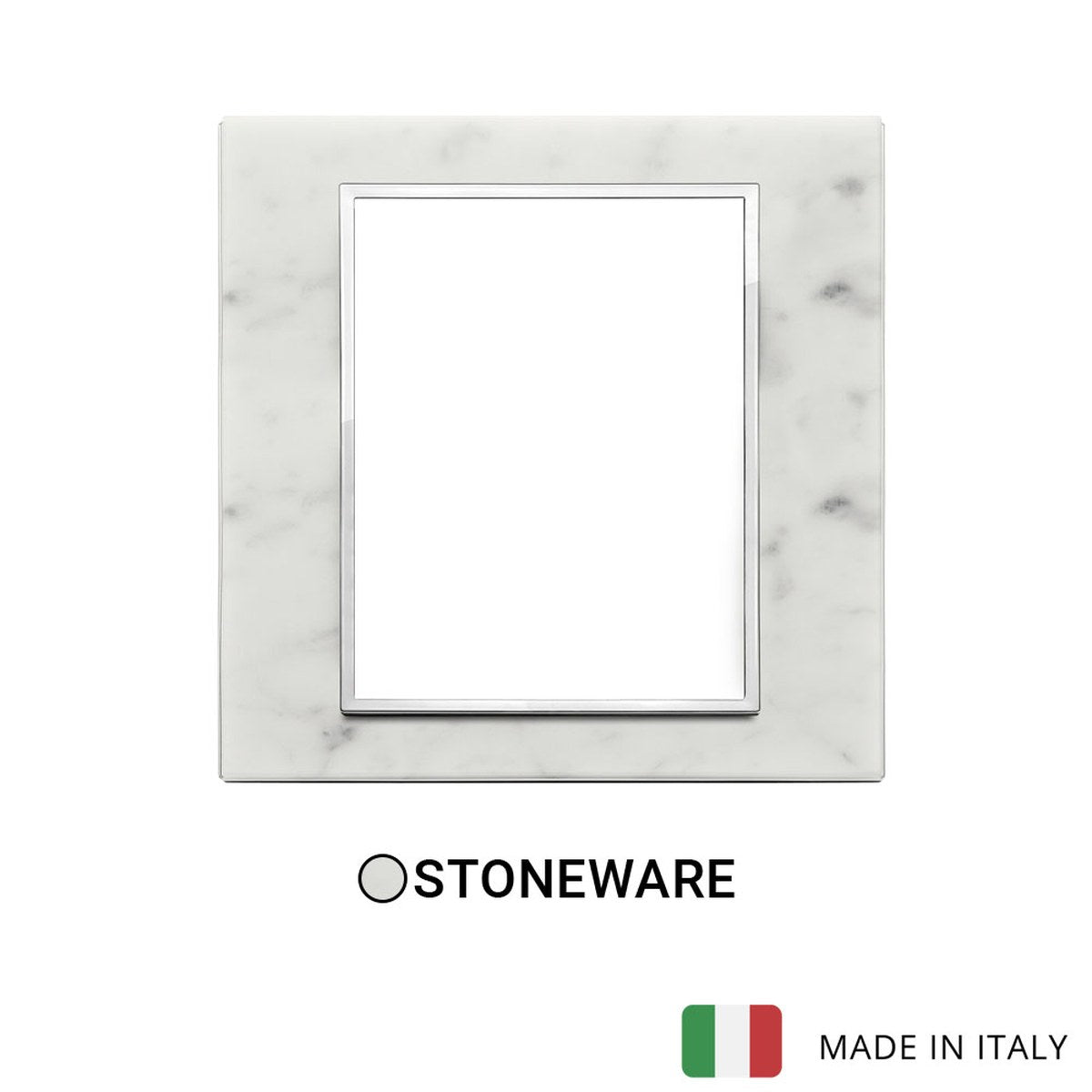 Vimar Eikon Evo Plate 8(4+4)M Stone Carrara White