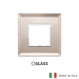 Vimar Eikon Evo Plate 2M Crystal Bronze Mirror - Square