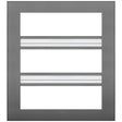 Vimar Arke Classic Plate 21M Technopolymer Grey
