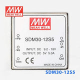 Mean Well SDM30-12S5 DC-DC Converter - 25W - 9.2~18V in 5V out 5A - PHOTO 2