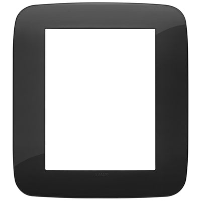 Vimar Arke Round Plate 8M Technopolymer Black