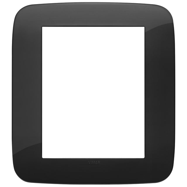 Vimar Arke Round Plate 8M Technopolymer Black