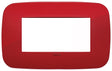 Vimar Arke Round Plate 4M Technopolymer Red