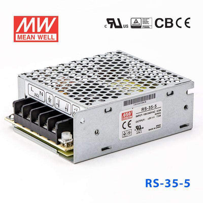 Mean Well RS-35-5 Power Supply 35W 5V 7A