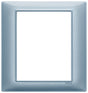 Vimar Plana Plate 8M Technopolymer Metallized Blue