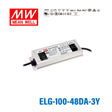 Mean Well ELG-100-48DA Power Supply 96W 48V 3-wire Input - DALI 2A