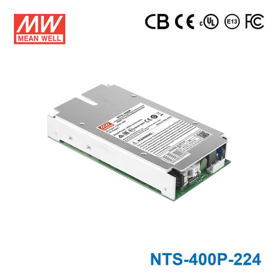Mean Well NTS-400P-224 True Sine Wave DC-AC Inverter 400W 230V out 24V in