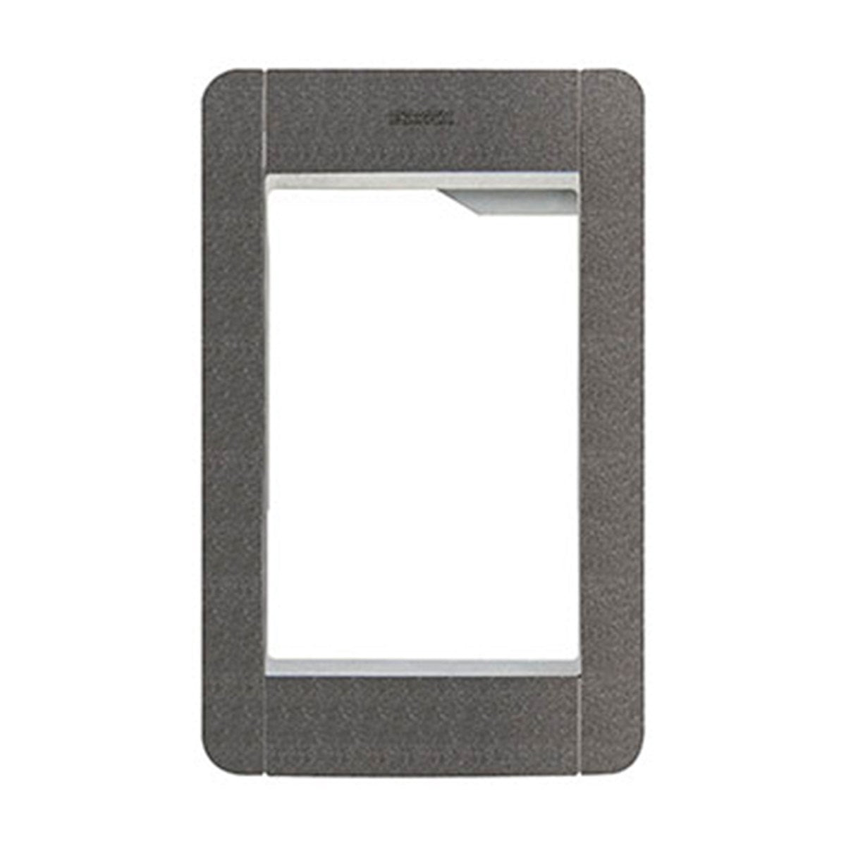 Vimar Pixel frame+plate 1M slate grey