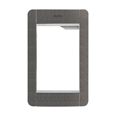 Vimar Pixel frame+plate 1M slate grey