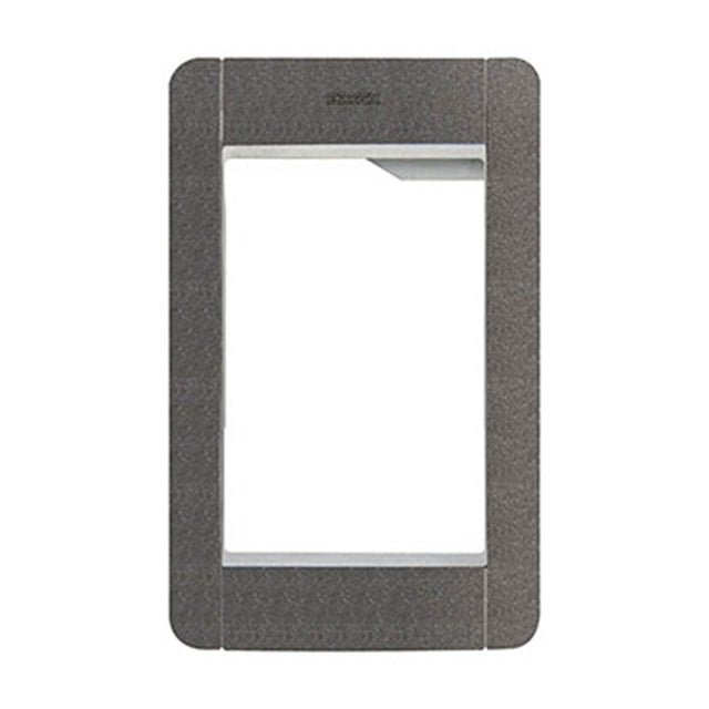 Vimar Pixel frame+plate 1M slate grey