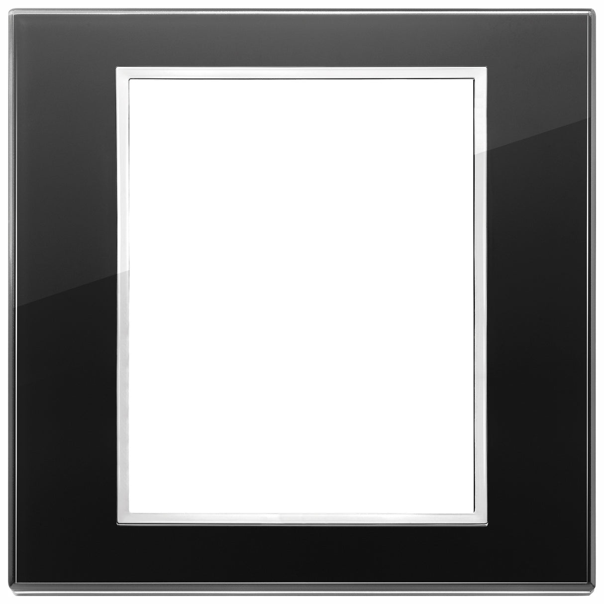 Vimar Eikon Plate 8(4+4)M crystal black diamond