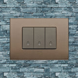 Vimar Arke Metal 3 Gang switch - Dark Bronze - 16A - PHOTO 23