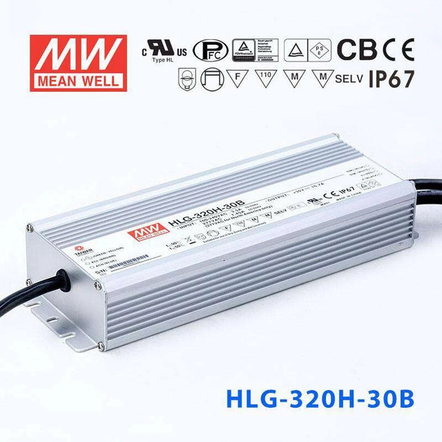 Mean Well HLG-320H-30B Power Supply 320W 30V- Dimmable 10.7A