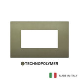 Vimar Arke Classic Plate 4M Technopolymer Matt Green