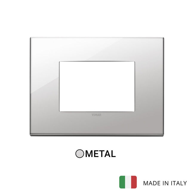 Vimar Eikon Plate 3M Metal Titanium
