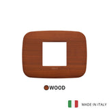 Vimar Arke Round Plate 2centrM Cherry Wood