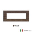 Vimar Eikon Exe Plate 7M Wood Eucalyptus