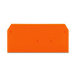 Wago 281-329 End and Intermediate Plate 2.5mm Thick Orange