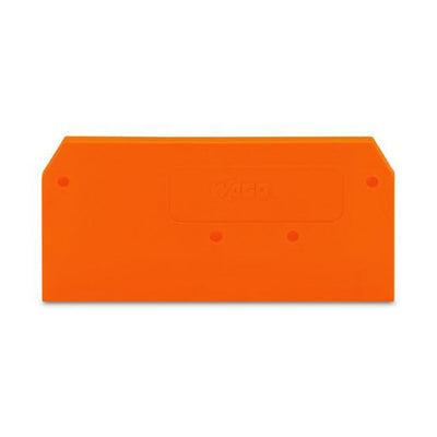 Wago 281-329 End and Intermediate Plate 2.5mm Thick Orange