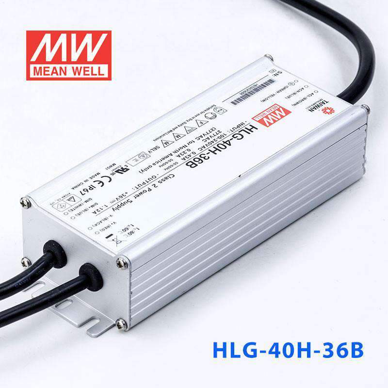 Mean Well HLG-40H-36B Power Supply 40W 36V - Dimmable 1.12A - PHOTO 3