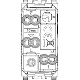 Vimar Eikon 1P 16AX 2-Way Switch Grey - PHOTO 2