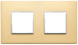 Vimar Eikon Evo Plate 4M (2+2) 71MM Aluminium Satin Gold
