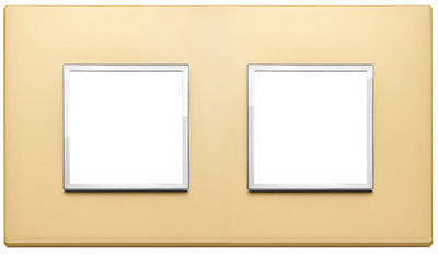 Vimar Eikon Evo Plate 4M (2+2) 71MM Aluminium Satin Gold