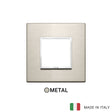 Vimar Eikon Evo Plate 2M Aluminium Neutral Bronze - Square