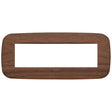 Vimar Arke Round Plate 7M Wood Walnut
