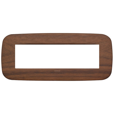Vimar Arke Round Plate 7M Wood Walnut