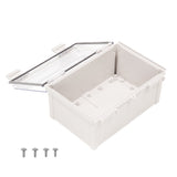 Boxco Q-Series 200×300×150mm Plastic Enclosure, IP67, IK08, ABS, Transparent Cover, Plastic Hinge and Latch Type - PHOTO 3