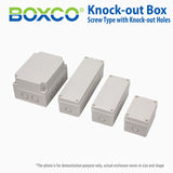 Boxco S-Series 80×250×85mm Plastic Enclosure, IP67, IK08, PC, Transparent Cover, Screw Type - PHOTO 1