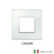 Vimar Eikon Evo Plate 2M Crystal Aqua - Square