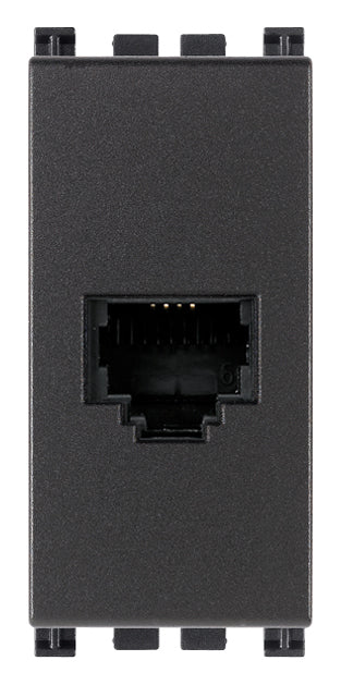 Arke RJ11 Phone Jack 6/4 Grey