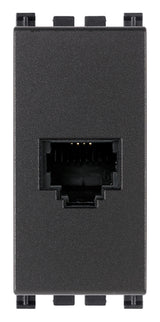 Arke RJ11 Phone Jack 6/4 Grey