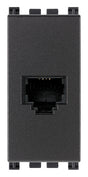 Arke RJ11 Phone Jack 6/4 Grey