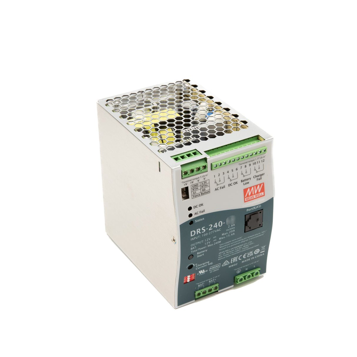 Mean Well DRS-240-48 All-In-One Intelligent Security Power 240W 3.85A - PHOTO 1