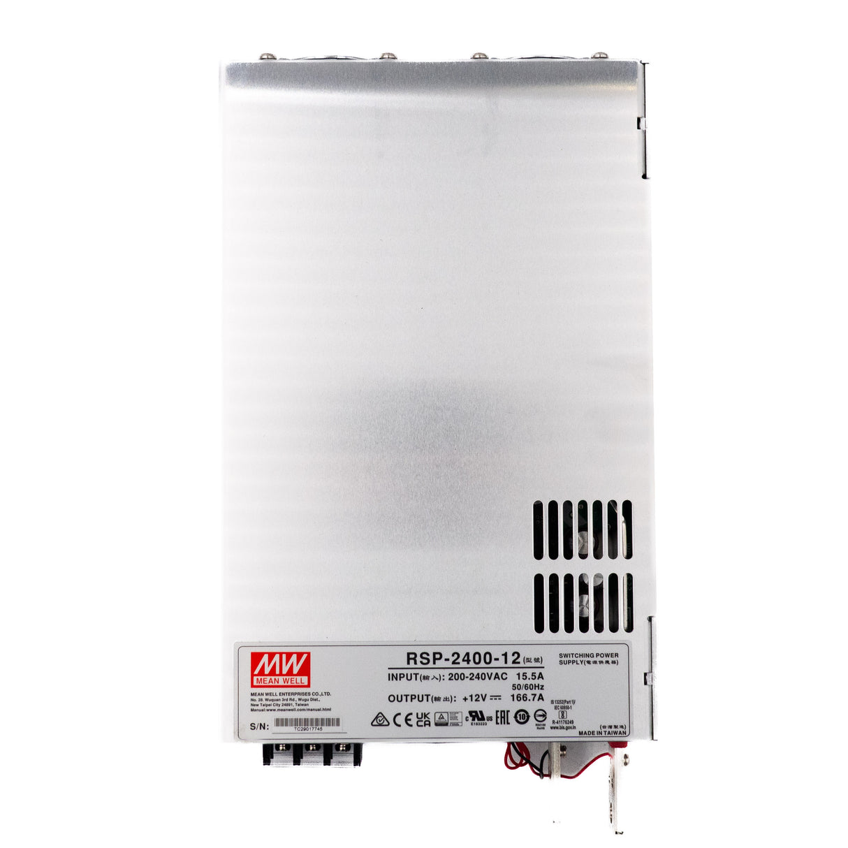 Mean Well RSP-2400-12 Power Supply 2000W 12V 166.7A - PHOTO 2