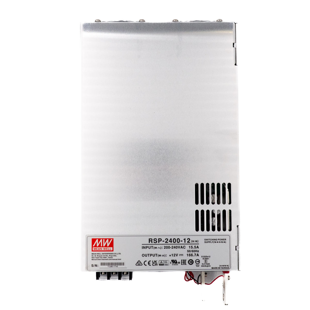 Mean Well RSP-2400-12 Power Supply 2000W 12V 166.7A - PHOTO 2